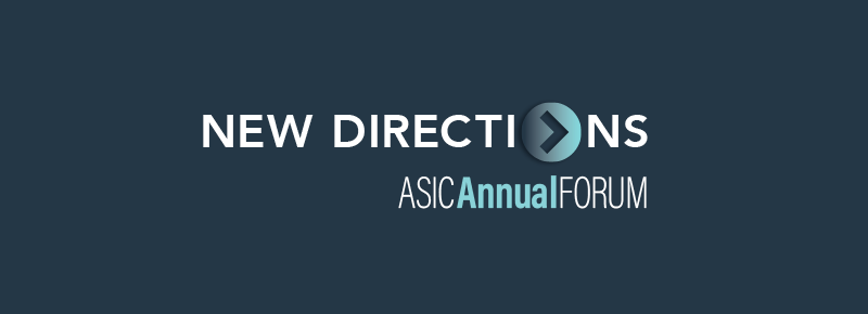 New Directions - ASIC Annual Forum banner