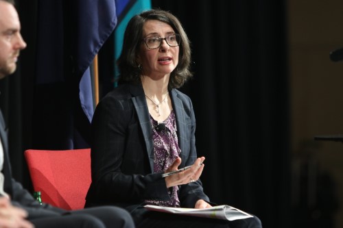 Jane Eccleston speaking on panel