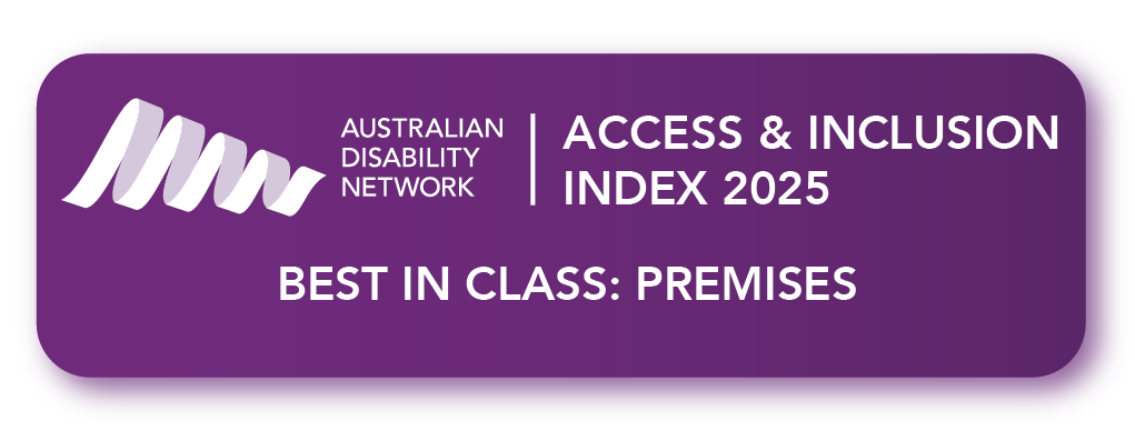 Access & Inclusion Index 2025 badge for best in class: Premises