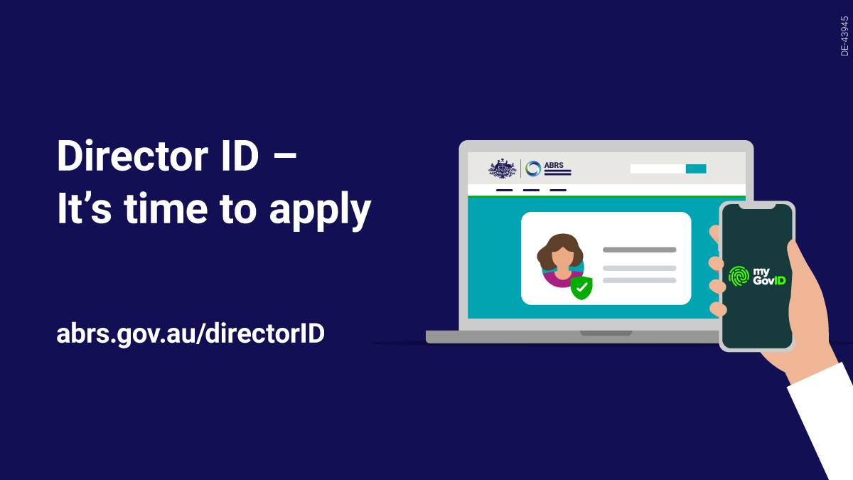 Director ID - It's time to apply.