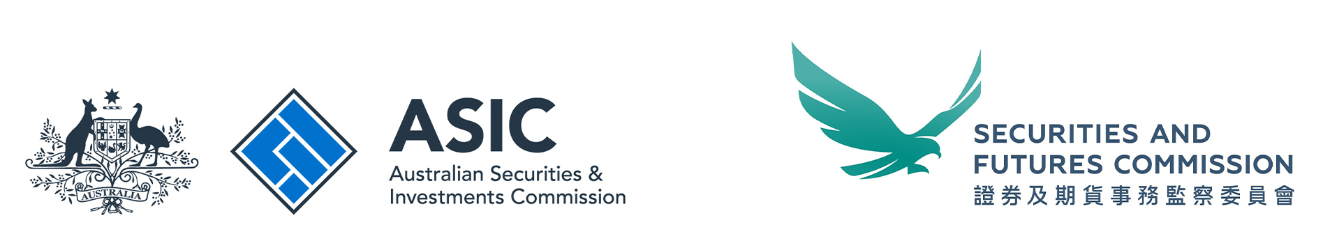ASIC and Securities and Futures Commission (SFC) logos
